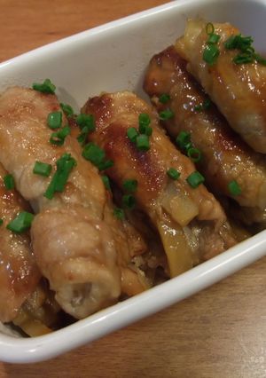 ヤーコンの肉巻-レシピのメイン写真
