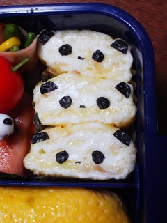 キャラ弁☆白いパンダちゃんたまご焼き-レシピのメイン写真