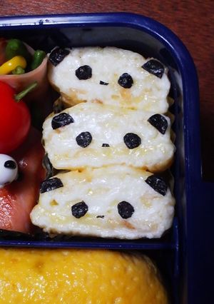 キャラ弁☆白いパンダちゃんたまご焼き-レシピのメイン写真