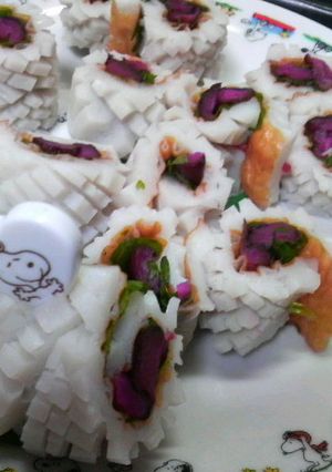 鯛入り竹輪の大葉しば漬けマキマキ⌒★-レシピのメイン写真