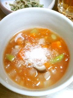 完熟トマトの‡ミネストローネ‡-レシピのメイン写真
