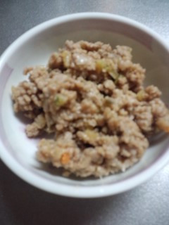 ポロポロ野菜入り肉そぼろ-レシピのメイン写真