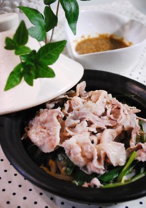 豚ともやしの蒸し焼き～香味タレで～-レシピのメイン写真