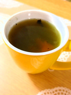 喉の痛みに焼き梅干し緑茶-レシピのメイン写真