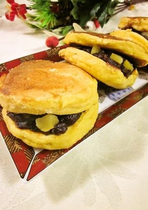 おから入り♡酒かすどら焼き＆パンケーキ-レシピのメイン写真