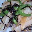 はやとうり&ピーマンの塩昆布炒め
