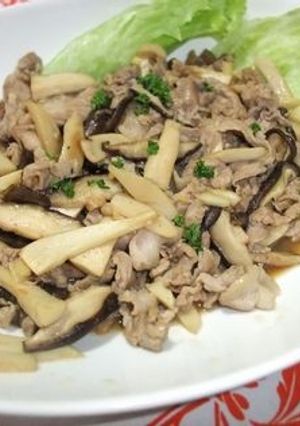 エリンギと豚肉の中華炒め-レシピのメイン写真