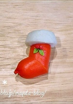 ＊キャラ弁＊クリスマスブーツの作り方-レシピのメイン写真