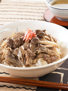 きのこたっぷり味噌豚丼-レシピのメイン写真