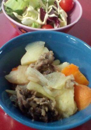 激安肉でも美味しい、簡単肉じゃが-レシピのメイン写真