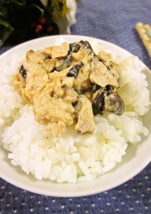 酒かす＆オイマヨで♡絶品！椎茸ご飯-レシピのメイン写真