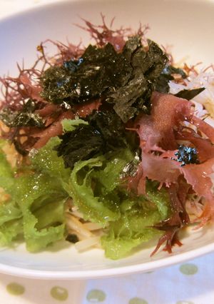✿簡単✿もやしと海藻のヘルシーサラダ✿-レシピのメイン写真