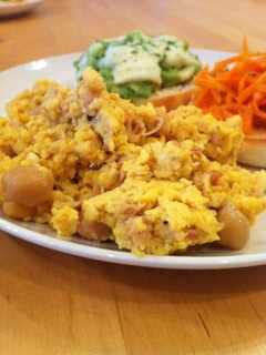 ツナそぼろで和風スクランブルエック♪-レシピのメイン写真