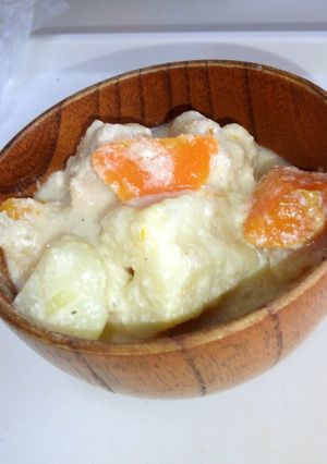 ポカポカ食べるスープ(酒粕豆乳)-レシピのメイン写真