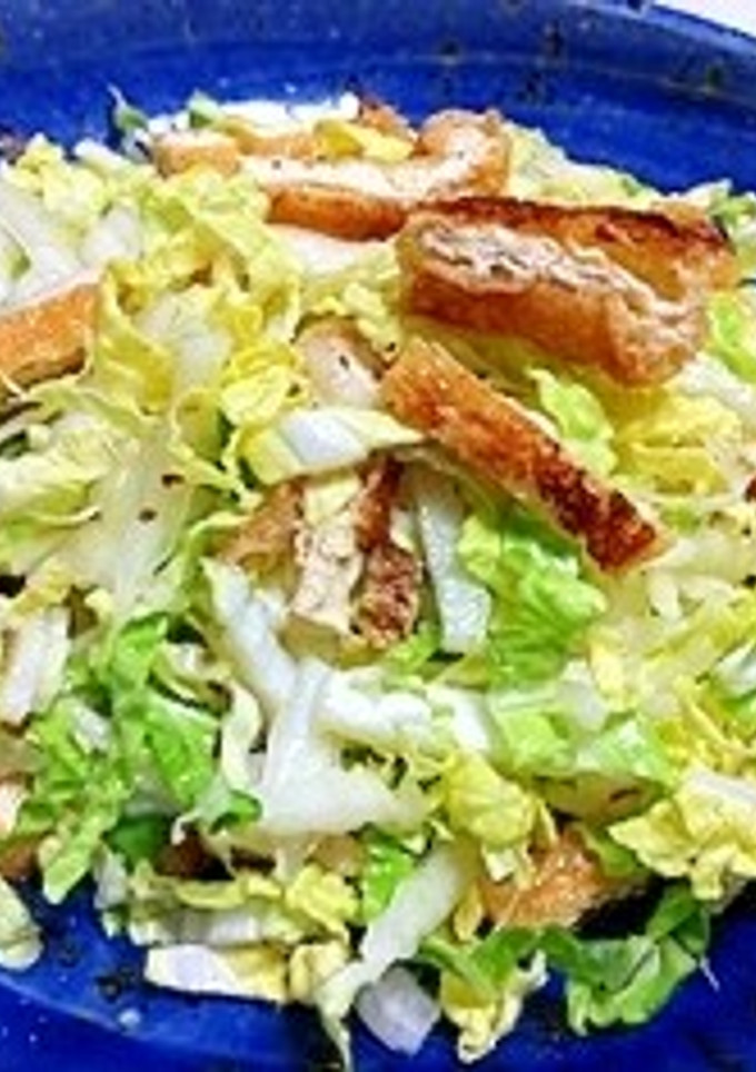 簡単♪白菜と油揚げのサラダ-レシピのメイン写真
