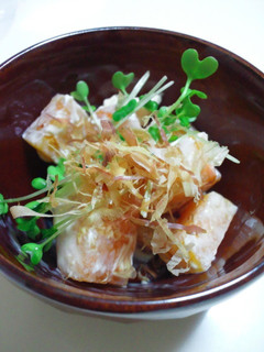 柿とクリームチーズのおかか和え-レシピのメイン写真