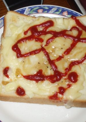 わさび醤油ピザトースト-レシピのメイン写真