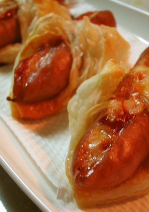 ♪ウィンナーのパイシート包み焼き♪-レシピのメイン写真