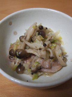 鶏としめじのネギ塩炒め-レシピのメイン写真