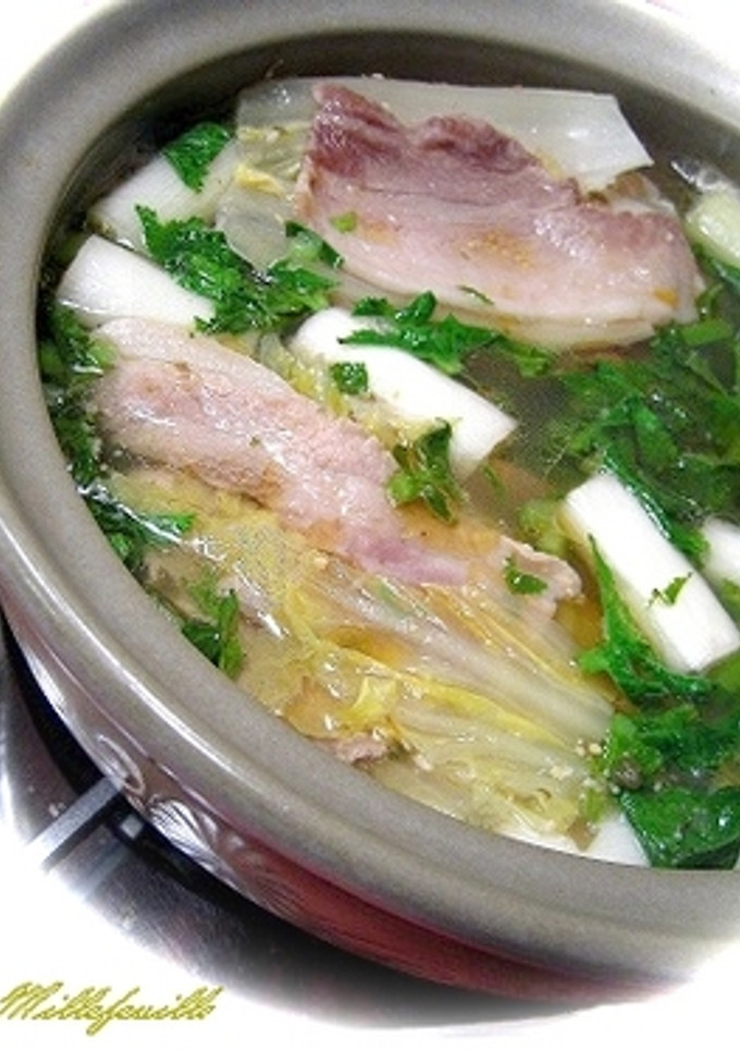 豚肉と白菜とのミルフィーユ煮-レシピのメイン写真