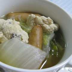 รูปของ あったかくなる白菜スープ