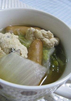 あったかくなる白菜スープ-レシピのメイン写真