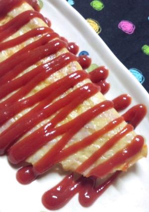 卵１つ簡単☆あまり野菜でいんちきオムレツ-レシピのメイン写真