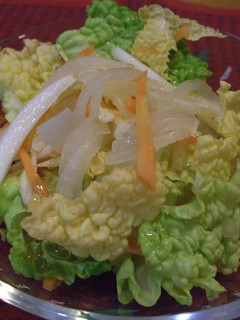 オレンジ白菜と甘酢玉ねぎのサラダ-レシピのメイン写真