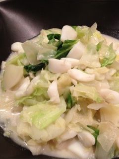 いかとキャベツのまろやかいため*-レシピのメイン写真