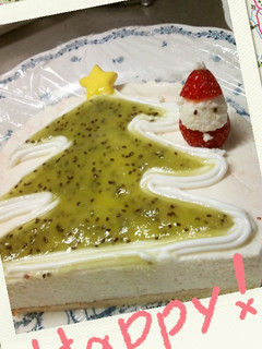 林檎と蜂蜜ヨーグルト*クリスマスケーキ-レシピのメイン写真