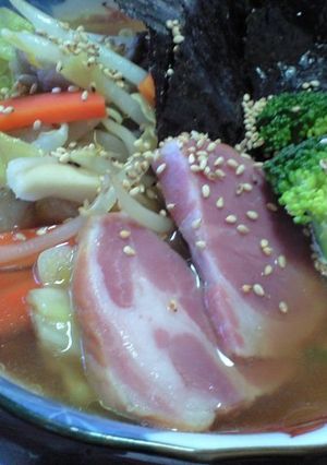 具沢山のラーメン ブロッコリーものせて~-レシピのメイン写真