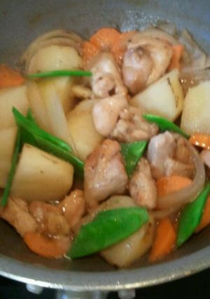 鶏肉とじゃがいもの煮物-レシピのメイン写真