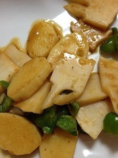 山芋のシャキシャキわさび醤油炒め-レシピのメイン写真