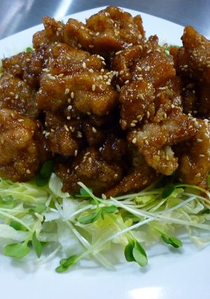 鶏唐の黒酢生姜風味-レシピのメイン写真
