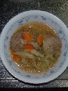 炊飯器でスープハンバーグ-レシピのメイン写真