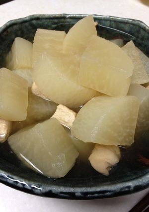 **ほっこり甘い大根と鳥の煮物**-レシピのメイン写真
