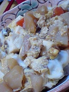 *リメイク* 肉じゃがの卵とじ丼-レシピのメイン写真