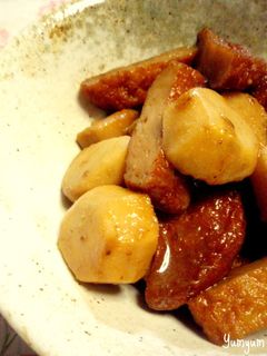 里芋とさつま揚げの煮物-レシピのメイン写真