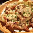 里芋とベーコンのペッパーチーズクリーム