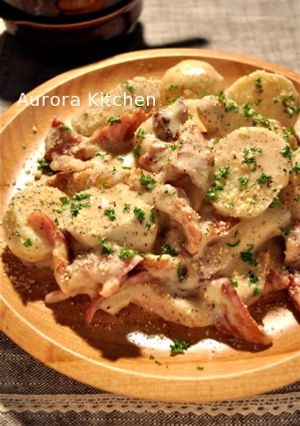 里芋とベーコンのペッパーチーズクリーム-レシピのメイン写真
