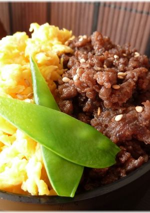 作り方簡単！ダチョウ肉そぼろ丼-レシピのメイン写真