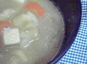 豚ゆで汁をリメイク！旨味のすい豚汁♪-レシピのメイン写真