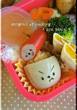 キャラ弁お餅つき☆うすクンときねちゃん☆-レシピのメイン写真
