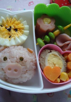 お弁当に花形たまご-レシピのメイン写真