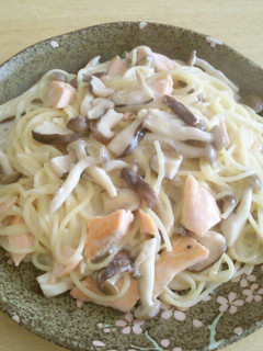 鮭ときのこのクリームパスタ☆-レシピのメイン写真