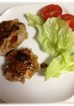 バジル風味のハンバーグ-レシピのメイン写真