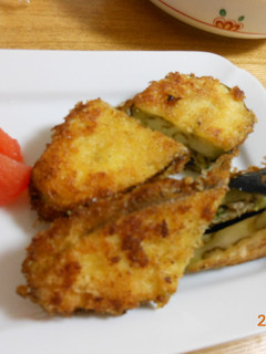 餃子の具の残りで。茄子バージョン。-レシピのメイン写真