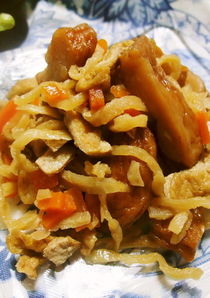 旨み凝縮切干大根＆油揚げ＆薩摩揚げの煮物-レシピのメイン写真