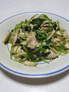 ささみとみつばのわさび醤油和え-レシピのメイン写真