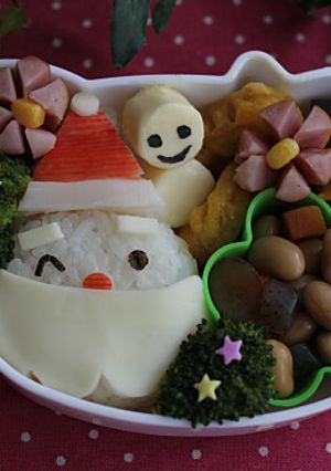 クリスマスに♪サンタクロースのおにぎり★-レシピのメイン写真